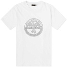 Napapijri Men's Bollo Graphic T-Shirt in Bright White