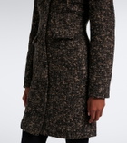 Magda Butrym Bouclé wool-blend blazer dress