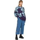 Perks and Mini Purple Mohair Dr. Octagon Sweater