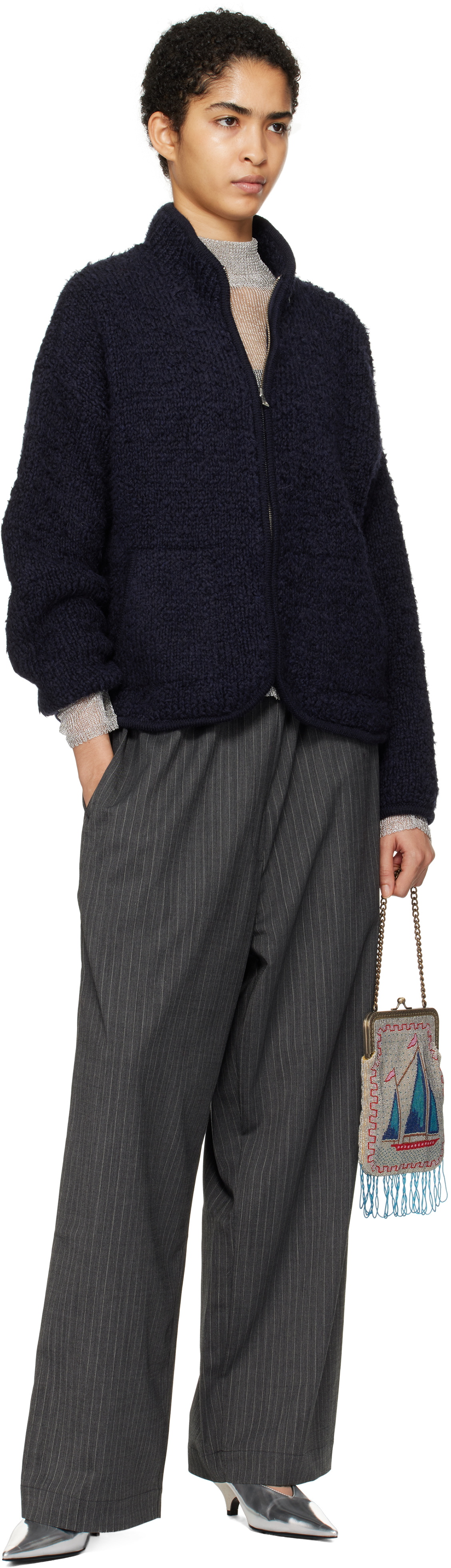 Cordera Navy Teddy Jacket
