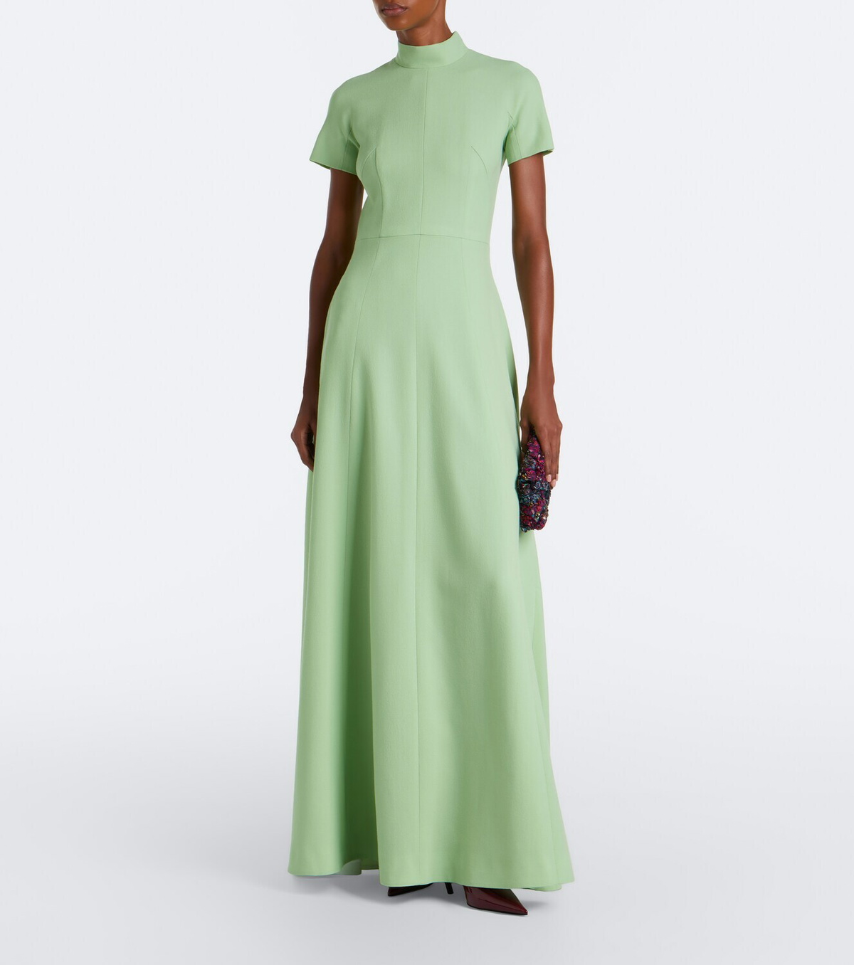 Emilia Wickstead Malinda wool crêpe gown