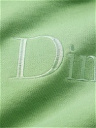 DIME - Logo-Embroidered Cotton-Jersey Hoodie - Green