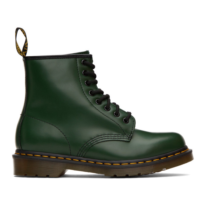 Photo: Dr. Martens Green 1460 Boots