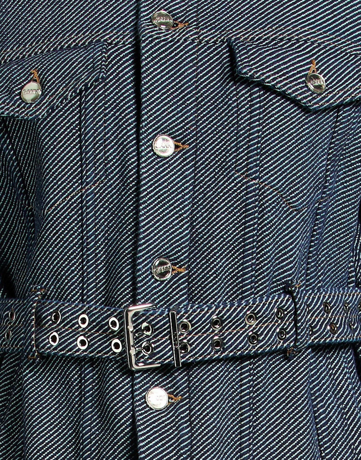Ganni Womens Jacket in Blue