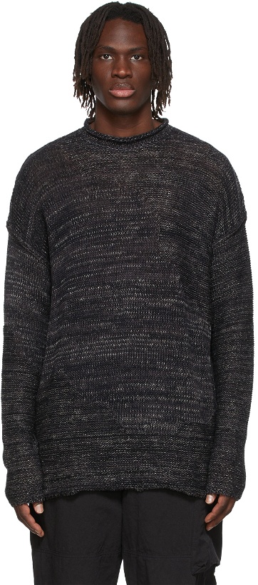 Photo: The Viridi-anne Black Knit Cotton Sweater