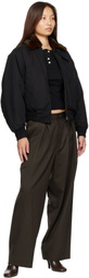 Nothing Written Black Maison Pilot Jacket