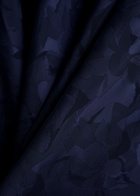 High Favourite Floral-jacquard Satin Midi Dress Blue