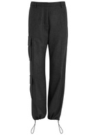 Wales Bonner Reverb Wool-blend Cargo Trousers Grey