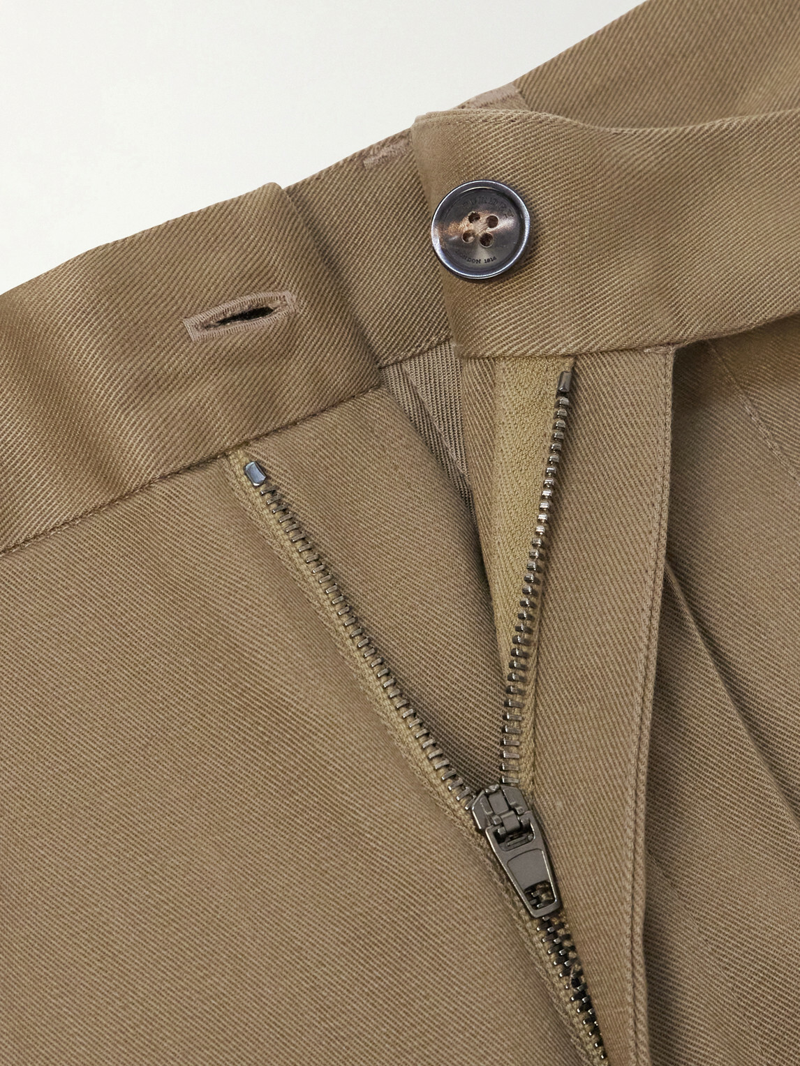 Purdey - Straight-Leg Stretch-Lyocell Twill Chinos - Neutrals
