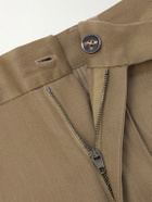 Purdey - Straight-Leg Stretch-Lyocell Twill Chinos - Neutrals