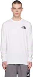 The North Face White Box NSE Long Sleeve T-Shirt