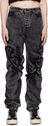 PONDER.ER Black Swirl Jeans