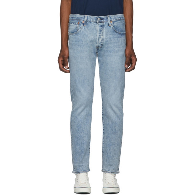 Photo: Levis Blue 501 Slim Taper Jeans