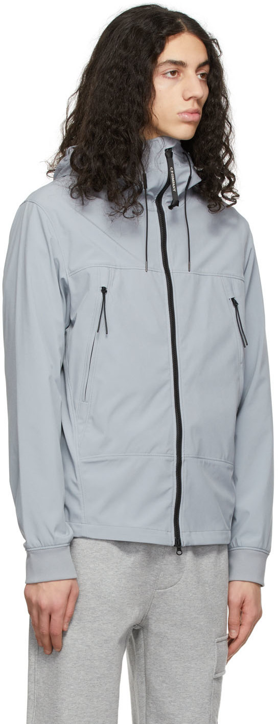 C.P. Company Grey Shell-R Goggle Jacket C.P. Company