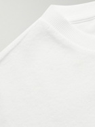 Polo Ralph Lauren - Logo-Embroidered Cotton-Blend Terry T-Shirt - White