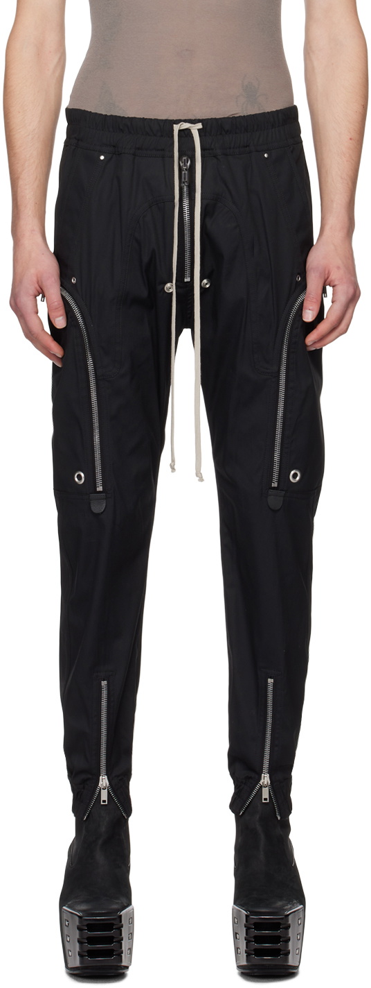 Rick Owens Black Bauhaus Cargo Pants