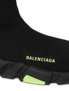 BALENCIAGA - Speed LT Stretch-Knit Slip-On Sneakers - Black