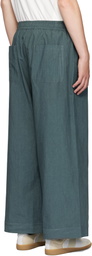 Jan-Jan Van Essche Blue O-Project Easy Wide Sweatpants