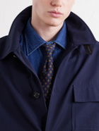 Rubinacci - 8cm Printed Silk-Twill Tie - Blue