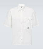 C.P. Company Logo cotton poplin shirt