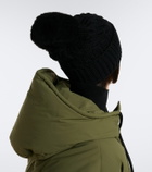 Moncler Grenoble Cable-knit virgin wool beanie