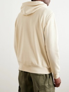 Polo Ralph Lauren - Printed Cotton-Blend Jersey Hoodie - Neutrals