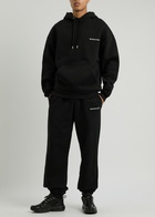 Mki Miyuki Zoku Logo-print Cotton-blend Sweatpants Black