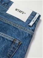 WTAPS - Bootcut Logo-Embroidered Jeans - Blue