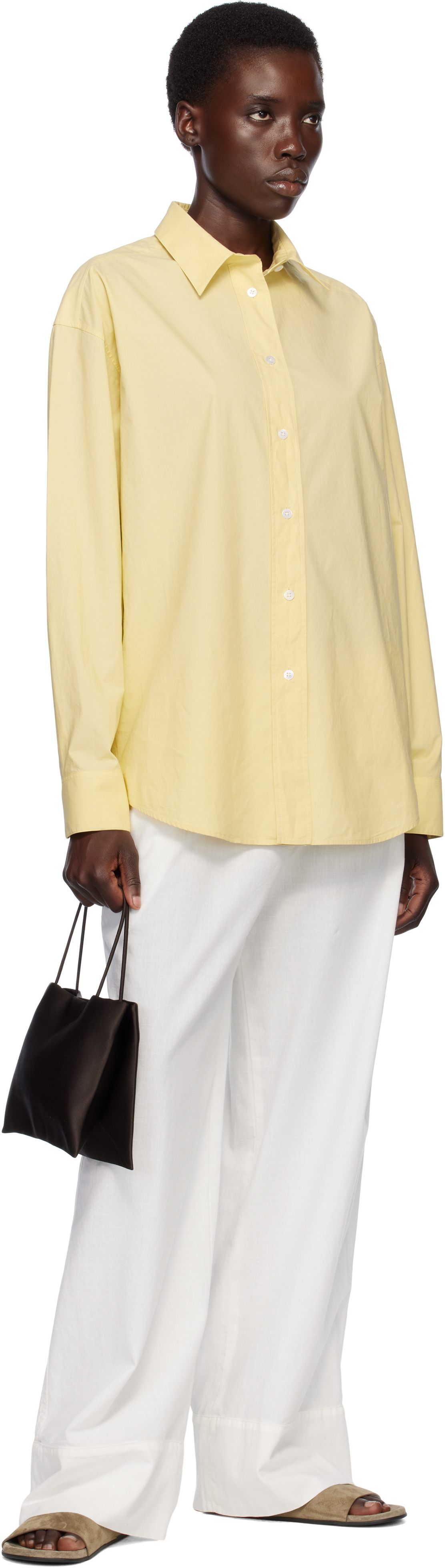 The Row Brown Cecily Top Handle Bag The Row