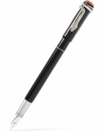 Montblanc - Heritage Collection Rouge et Noir Silver-Tone and Resin Fountain Pen