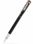Montblanc - Heritage Collection Rouge et Noir Silver-Tone and Resin Fountain Pen