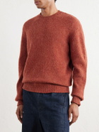 De Bonne Facture - Brushed Merino Wool Sweater - Red