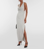 Norma Kamali Neeta jersey maxi dress