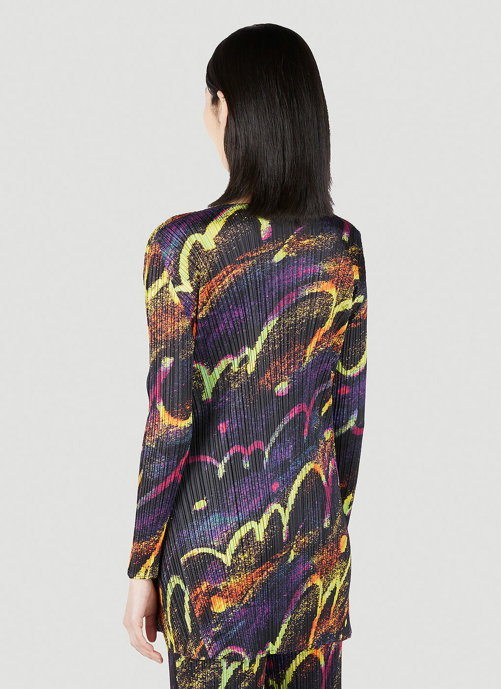 Pleats Please Issey Miyake - Jump & Turn Tunic Top in Purple