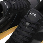 A.P.C. Men's Plain Sneakers in Black