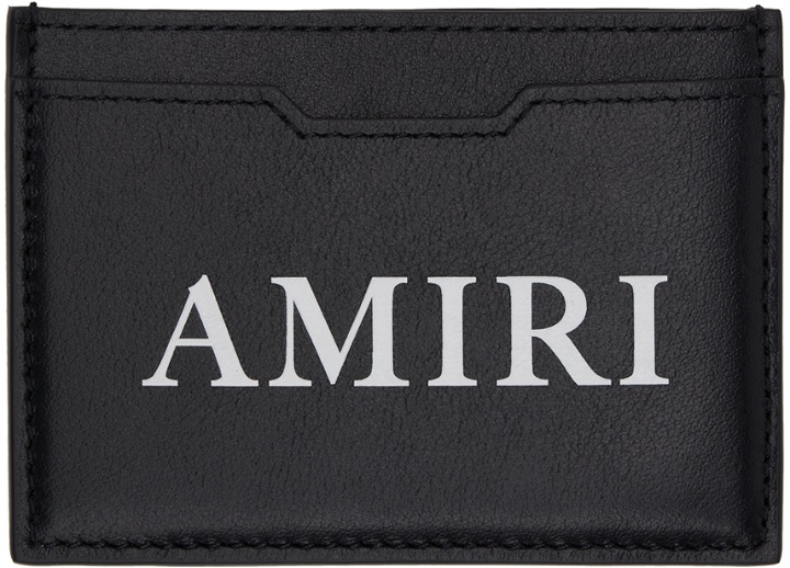 Photo: AMIRI Black Bonded Card Holder