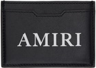 AMIRI Black Bonded Card Holder