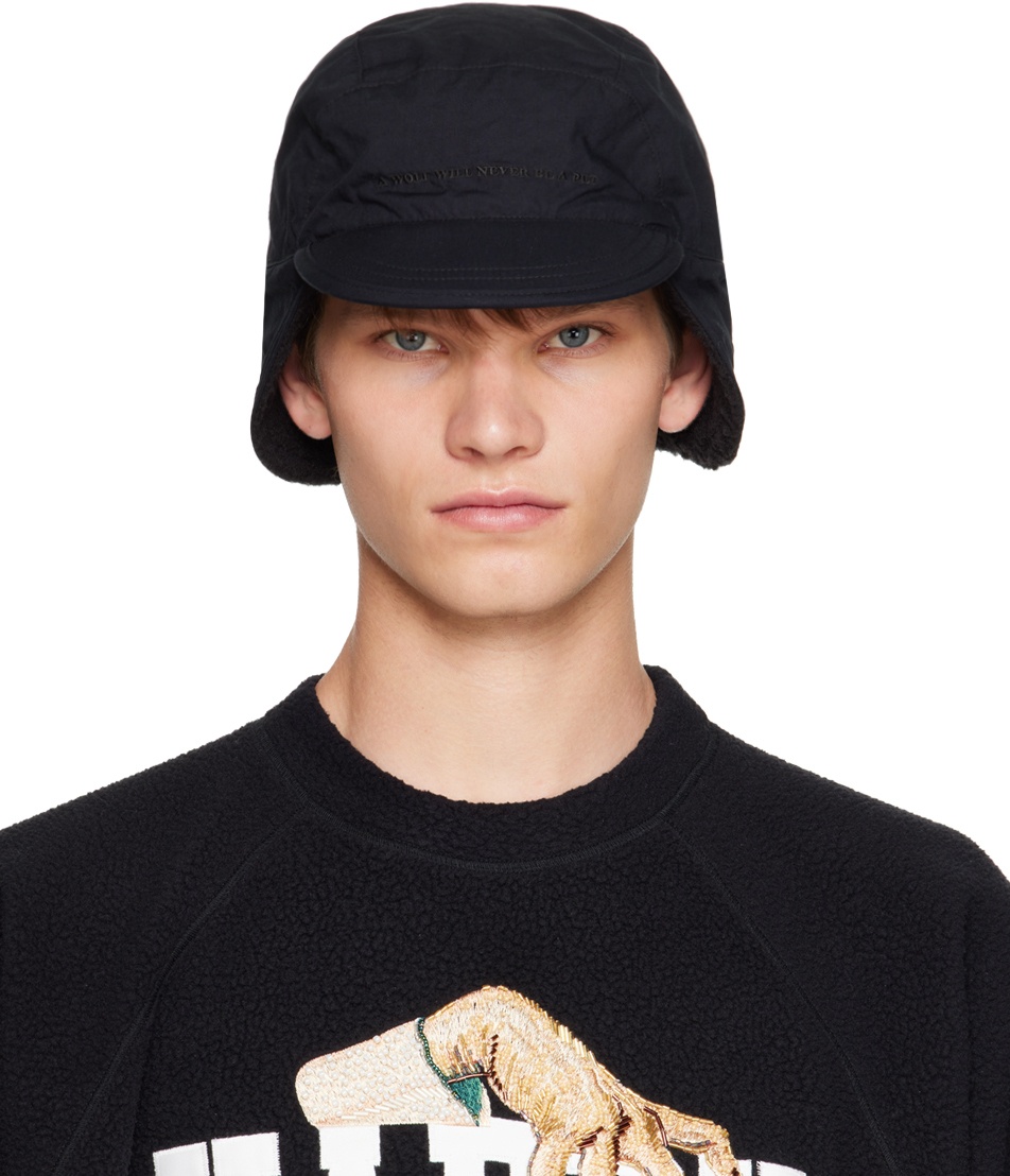 UNDERCOVER Black Embroidered Cap Undercover