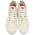 Vans Beige and Off-White OG Sk8-Hi LX Sneakers