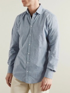 Massimo Alba - Canary Cotton-Chambray Shirt - Blue