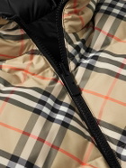 Burberry - Slim-Fit Reversible Quilted Checked Down Gilet - Neutrals