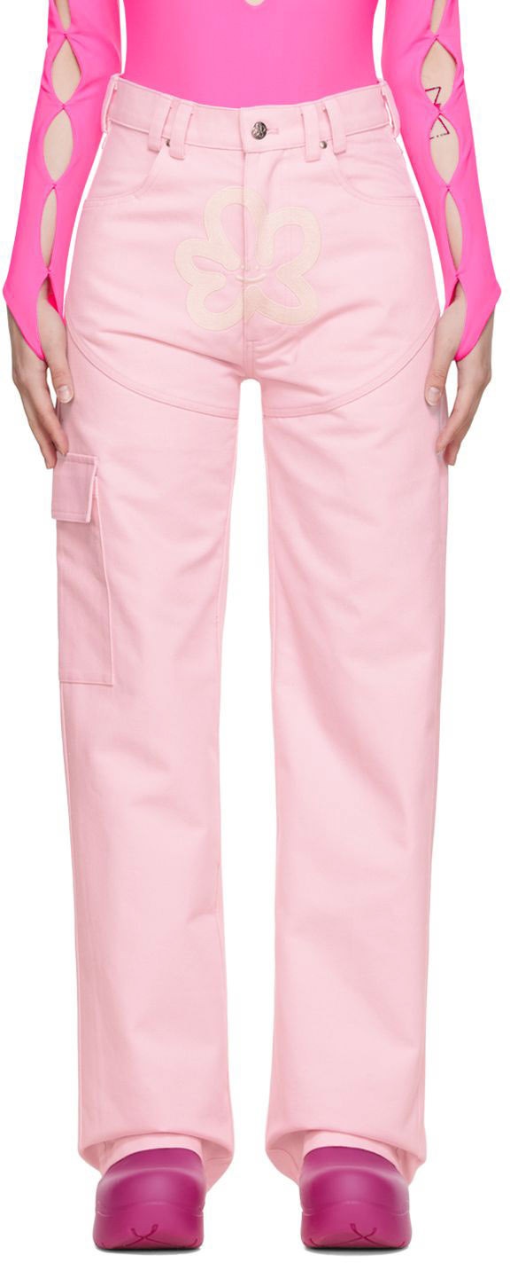 Photo: Marshall Columbia SSENSE Exclusive Pink Denim Trousers