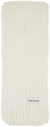 Stand Studio Off-White Raena Faux-Fur Scarf