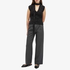 Saks Potts Women's Rosemarie Vest in Dark Grey Melange