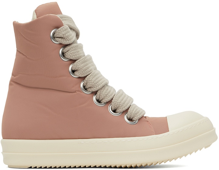Photo: Rick Owens DRKSHDW Pink Jumbo Lace Puffer Sneakers