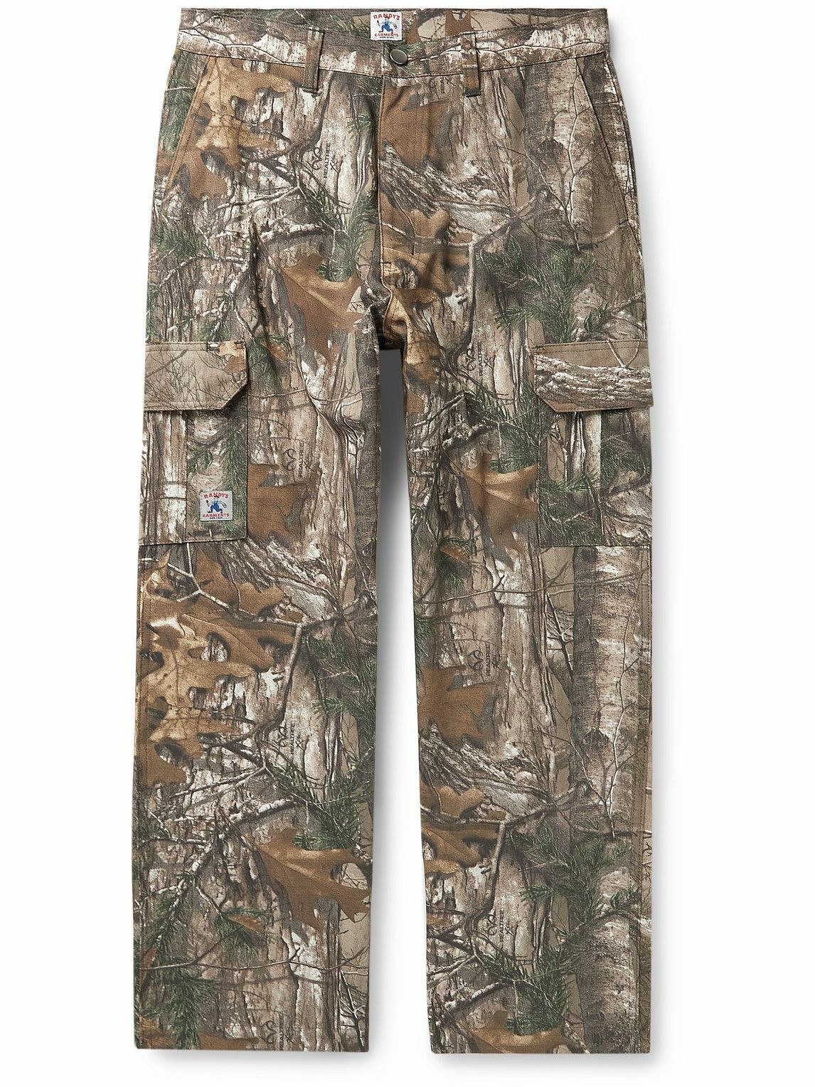 Randy's Garments - Straight-Leg Camouflage-Print Cotton-Ripstop Cargo ...
