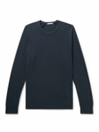 James Perse - Cotton and Linen-Blend Jersey T-Shirt - Blue