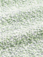 Massimo Alba - Ribbed Cotton Half-Zip Sweater - Green
