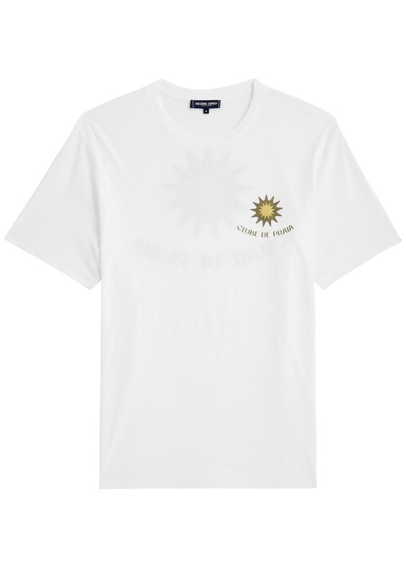 Photo: Frescobol carioca Dinis Clube De Praia Cotton T-shirt White