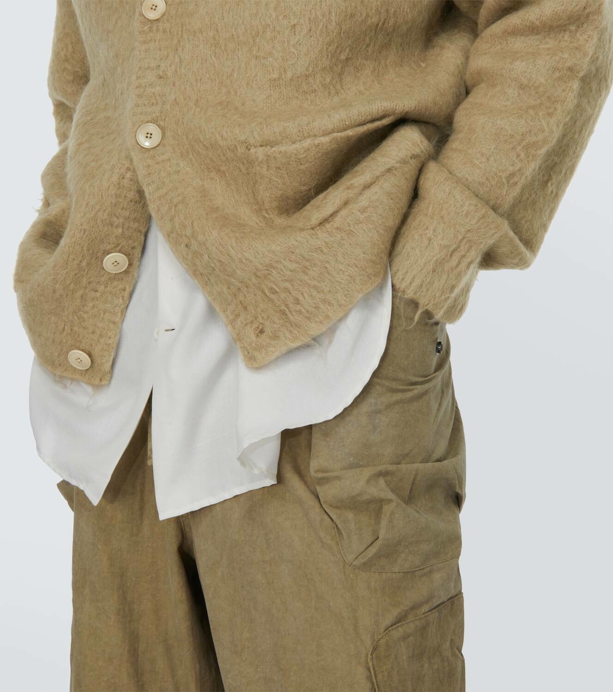 Acne Studios Wool and mohair-blend cardigan Acne Studios Acne Studios Wool and mohair-blend cardigan Acne Studios
